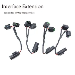 For BMW R1200GS R1250GS R1200 R1250R RS RT R18 RnineT Motorcycle Quick Connect Cable Set Shunt Circuit Socket Extension Adapter