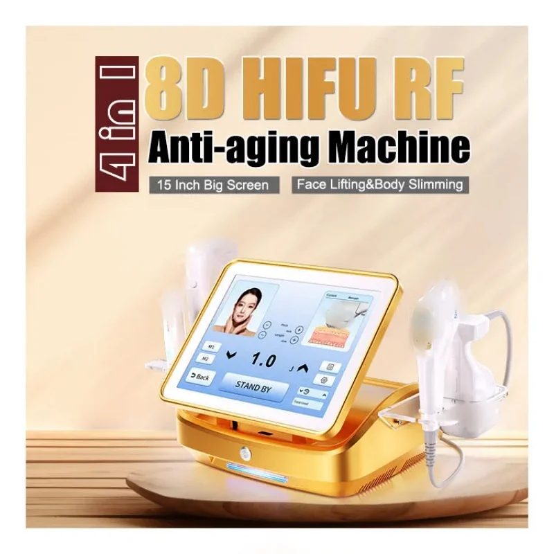 Desktop 8DHIFU Beauty Instrument Double Inverse Doctor Facial Anti-aging Firming Four-in-One Thermal Plastic Slimming Instrument