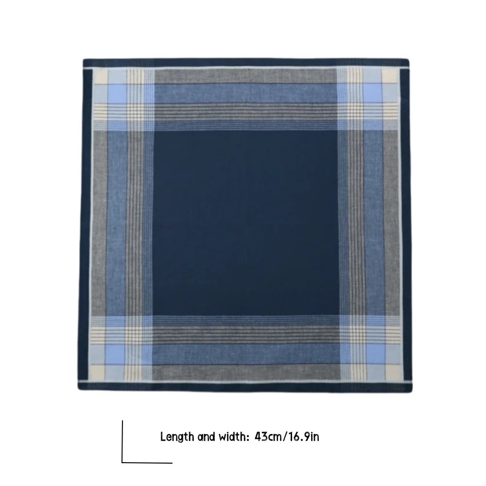 Thin Feel 16.7 INCH Fabric Soft Handkerchief 3PCS Suit Pocket Towel Elegant and Fashionable S Thin Feeluit Pocket Towel,