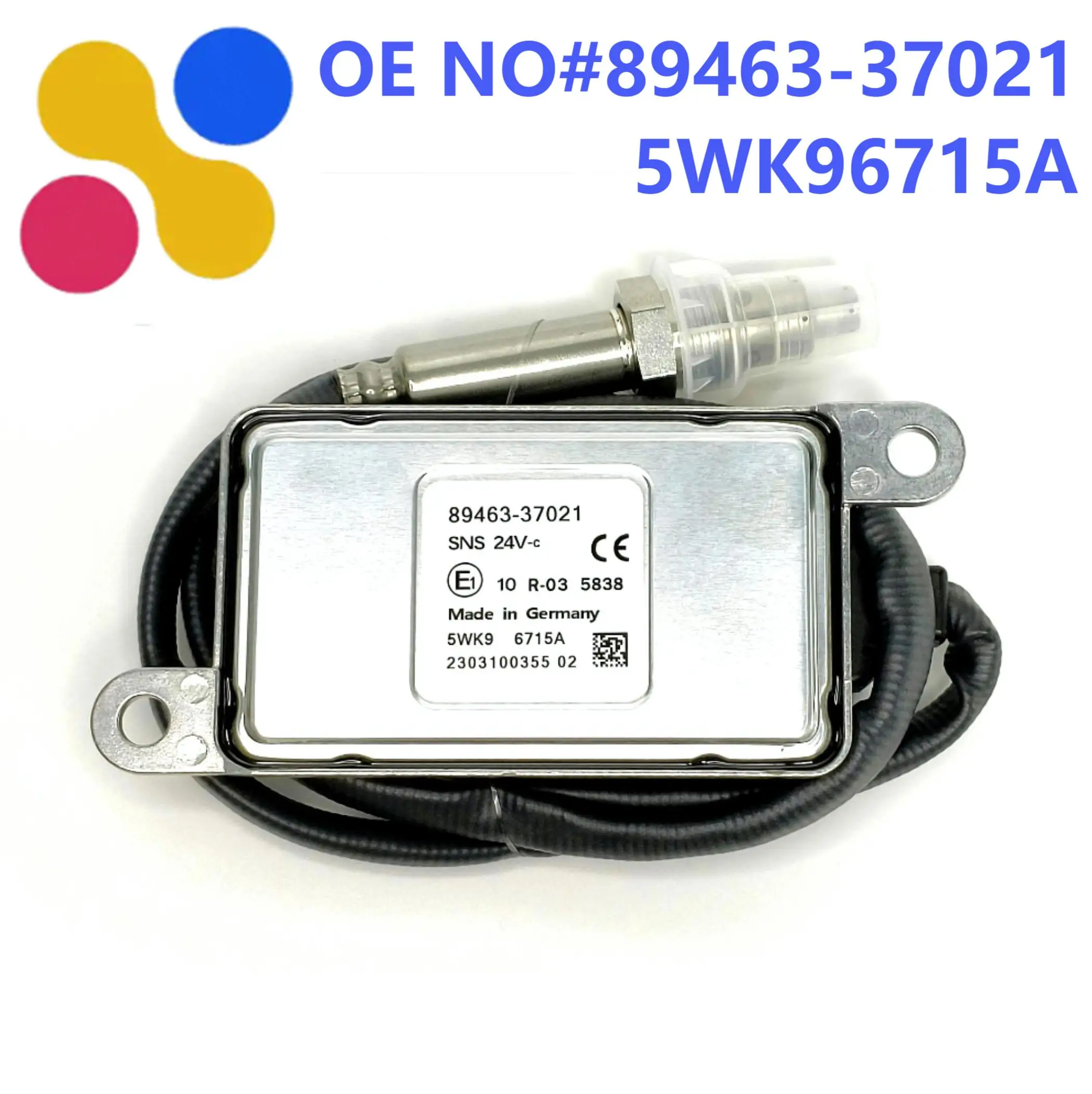 

5WK96715A 89463-37021 Датчик Nox 24 В Высокопроизводительный датчик оксида азота для автоматического датчика Hino Автозапчасти 5WK9 6715A 8946337021