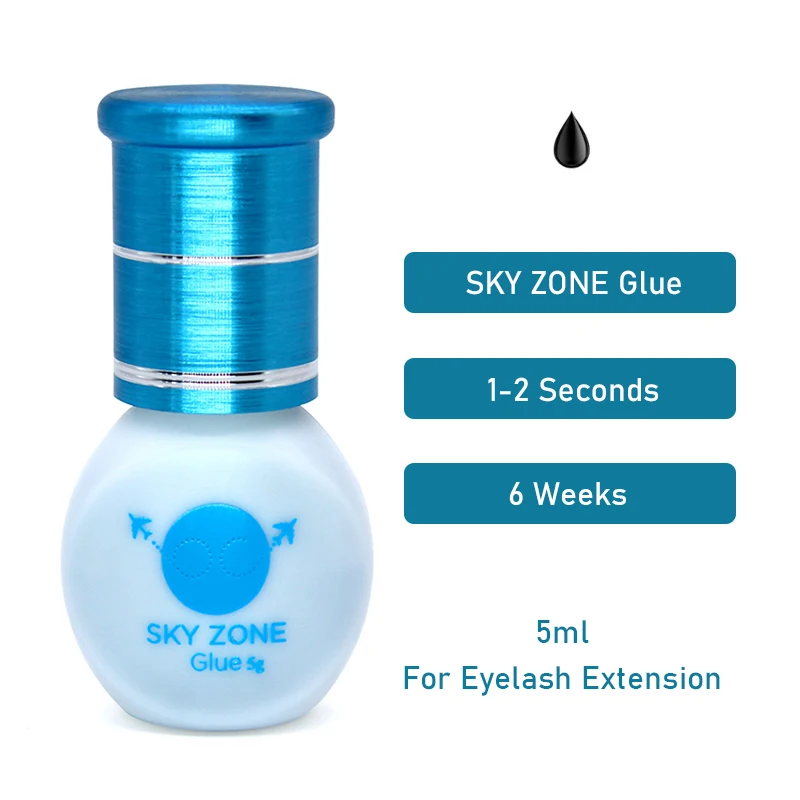 Sky Zone-Creme Debonder para Extensões de Cílios Falsos, Secagem Coréia, Mais Rápido, Mais Forte, Suprimentos Lava, Beleza Maquiagem Ferramentas, 5ml, 15g