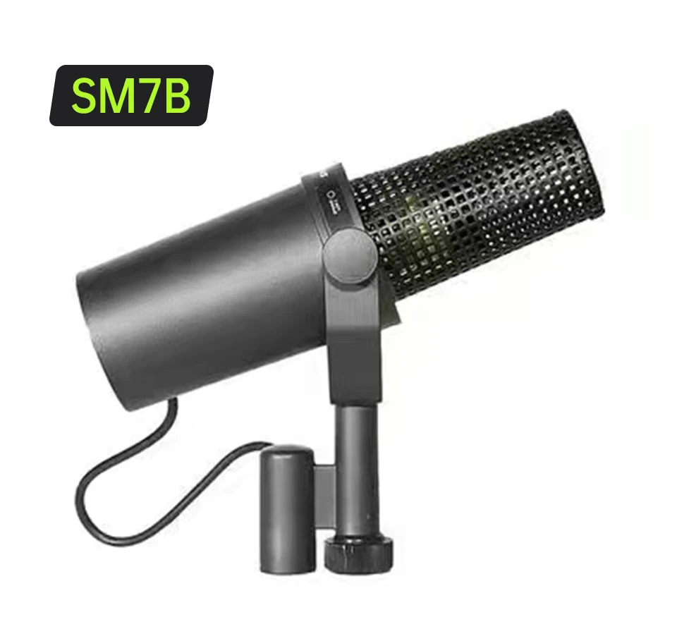 Professional Sm7B  Condenser Recording Dynamic Microphone Studio Optional Frequency Response Microphone for Field Recording