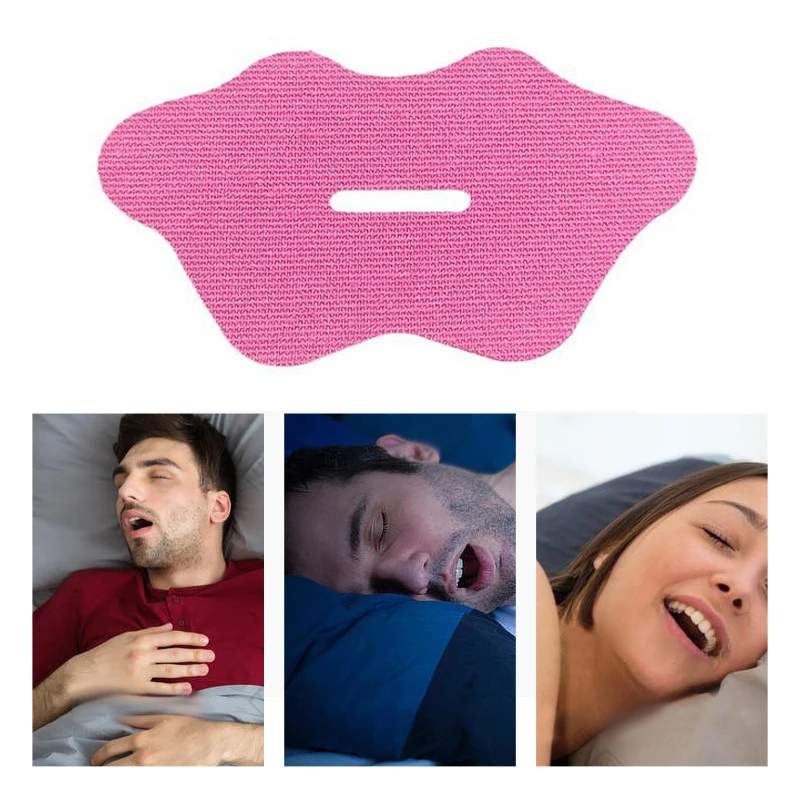 Stiker strip tidur Anti mendengkur, 5/10 buah stiker segel mulut tanpa lembut menghentikan mendengkur