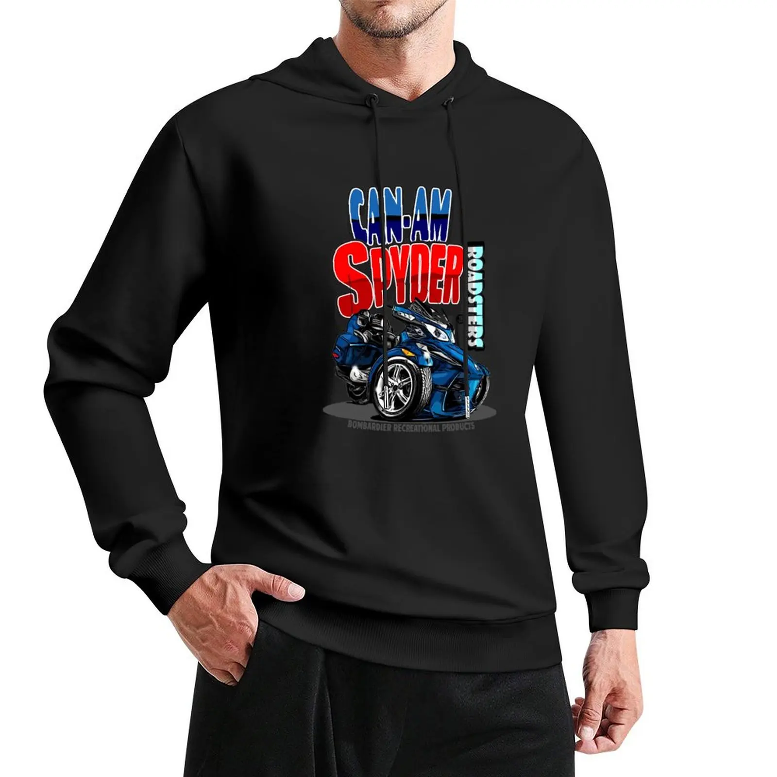 

Can-Am Spyder Roadsters Retro Logo Pullover Hoodie male clothes hoodie oversize