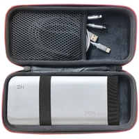 Newest EVA Hard Portable Case for ZMi Power Bank 25000mah QB826 Mobile Power Cover Portable Battery Power Bank Phone Bag