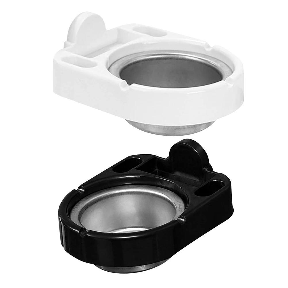 

2 Pcs Wall Mounted Ashtray Stainless Steel Holder Separable Ashtray Wear Resistant Easy Detachable Inner Tank