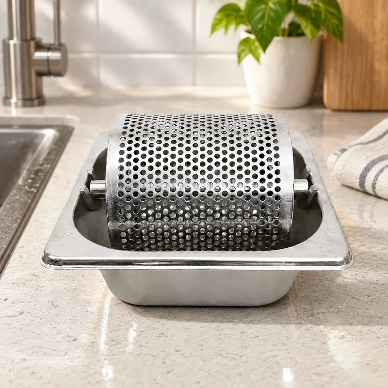 Stainless Steel Butter Spreader with Rolling Base for Easy, Even Application on Sandwiches and Burgers