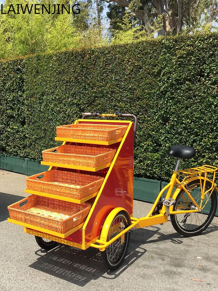 

HLZ Outdoor Breakfast Cart Street Stall Night Market Spicy Hot Pot Handheld Pancake Snack Cart