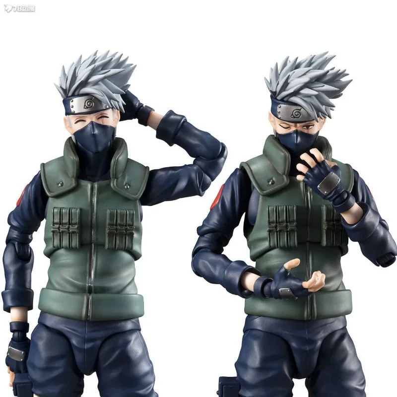 Mega House Original VARIABLE ACTION HEROES Series DX Flag Wood Kakashi Fertigproduktmodell Exquisite Toy Collectibles