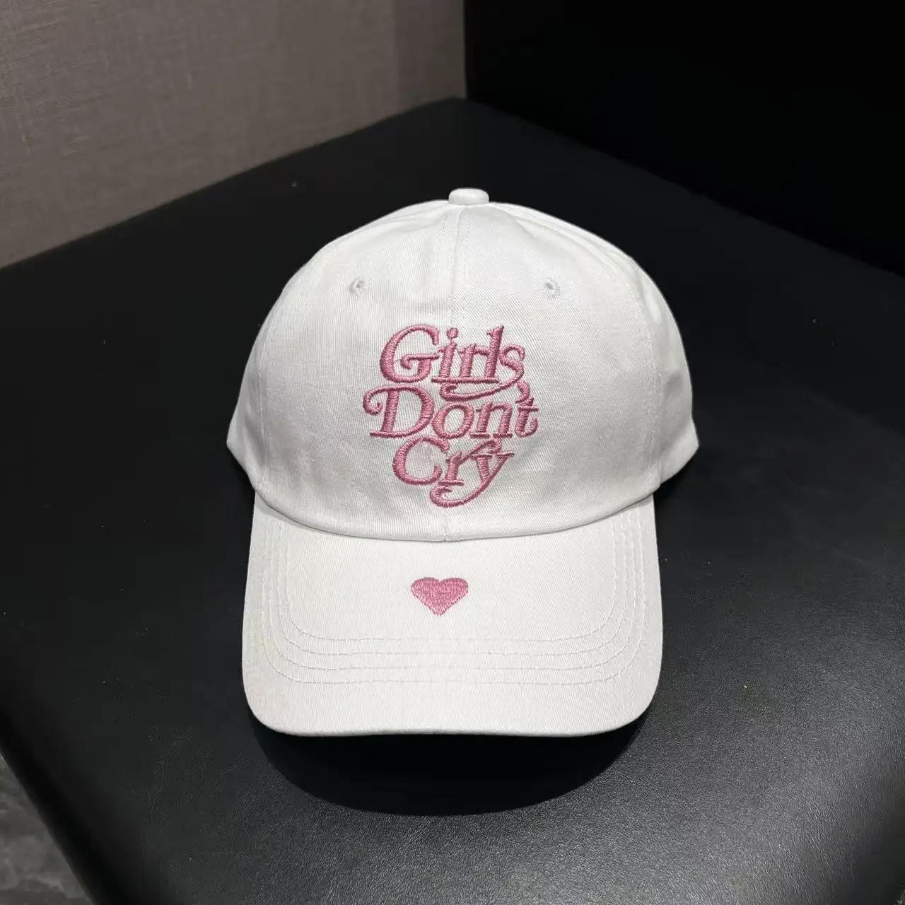 Herren Damen Koreanische Buchstaben-Stickerei Baseballkappen Sonnenschutz Vielseitige Atmungsaktive Snapback-Kappen Mode Street Ins Freizeit – Detail 5