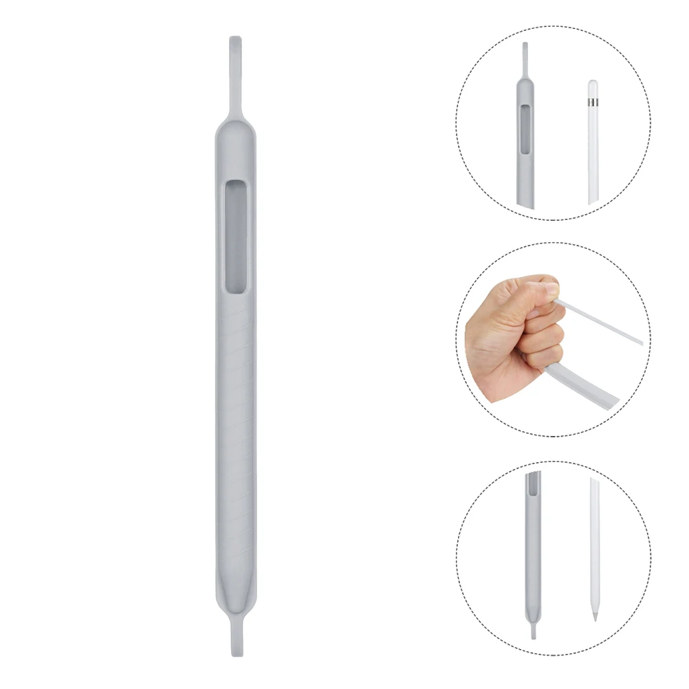 

Anti-loss Pen Cover Anti-drop Stylus Case Pencil Button Stylish Protector Silica Gel Estuche Protective Anti-