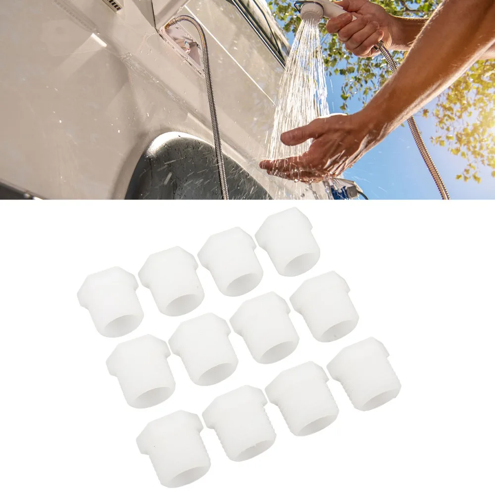 

12 шт. 1 дюйм сливная пробка водонагревателя для автодома, белая сливная пробка для кемпера, сливная пробка для водонагревателя, обслуживание водонагревателя