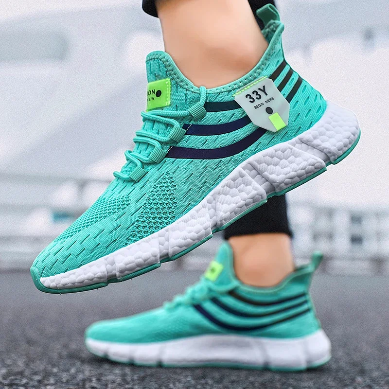 Men\'s Sneakers Light Mesh Women\'s Running Shoes for Men Breathable Sports Casual Shoes Men Girl Walking Footwear Tenis Masculino