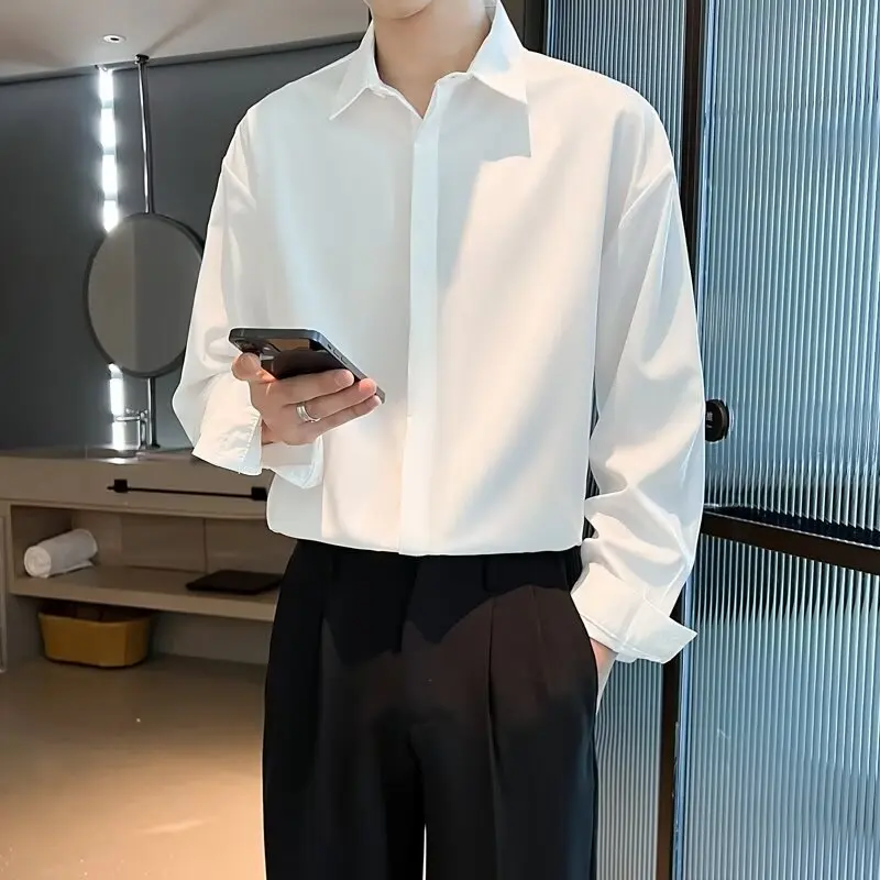 

Мужская свободная удлиненная футболка на весну-лето, большие размеры, дизайн Sensation, повседневная городская мода, стильный крой