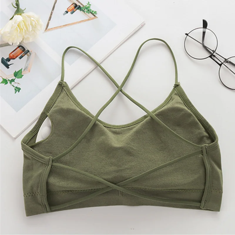 Summer Thin Sports Bra  Cross  - Yoga Fitness Youtube ulasan dan harga