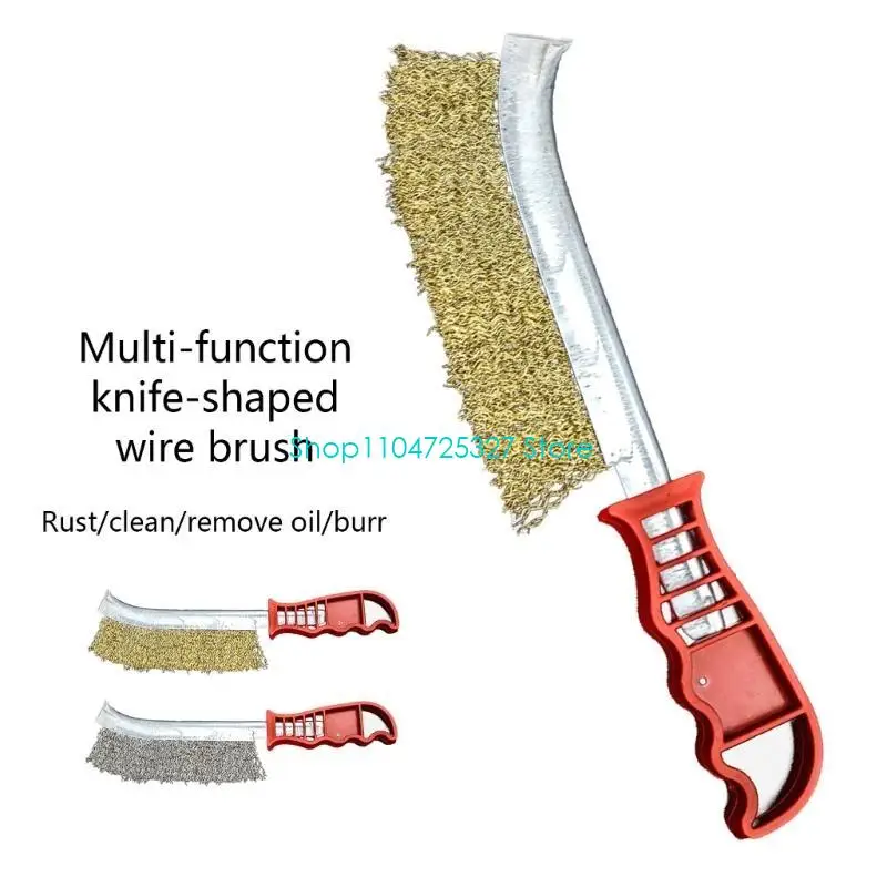 Cepillo rasguño alambre d8kf 2 paquete acero inoxidable 9 pulgadas con ergonómico descalificación polvo