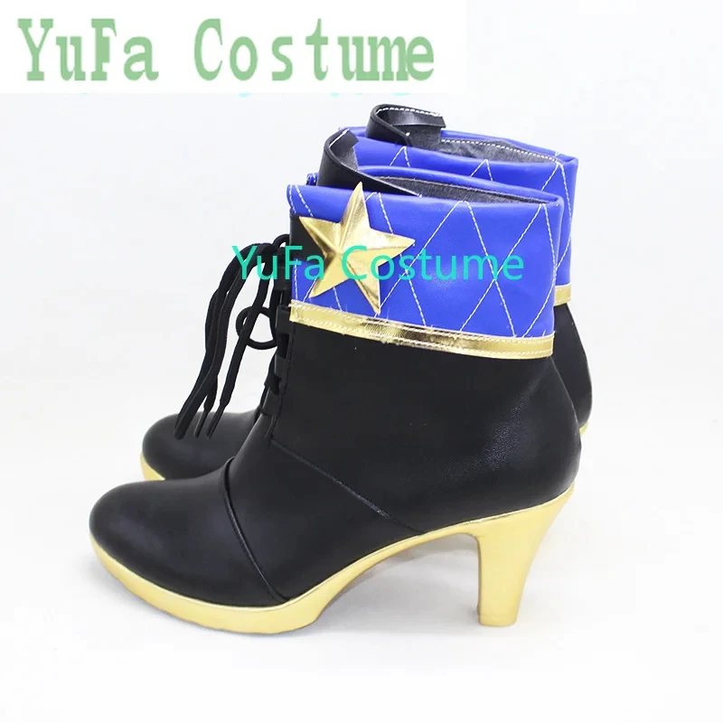 Hololive vtuber Hoshimati Suisei Stivali Scarpe Cosplay Gioco Anime Carnevale Festa Halloween YuFa Costume