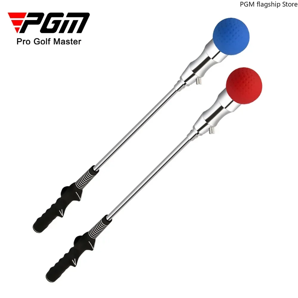 PGM Coach recomienda palo de práctica de Swing de Golf, suministros de práctica de Golf para principiantes, mango de goma con eje de acero inoxidable HGB002