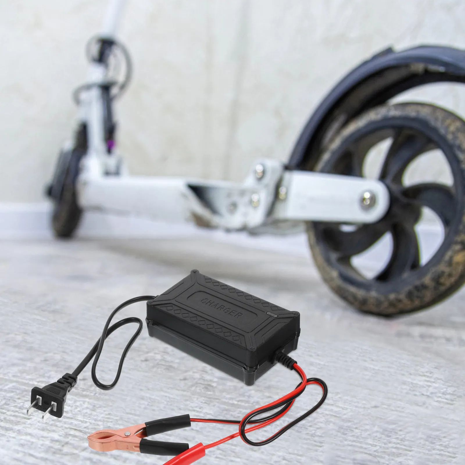 Multi-Functional 12V Battery Maintainer Charger for Batteries Portable Compact Design Overcharge Protection Electric