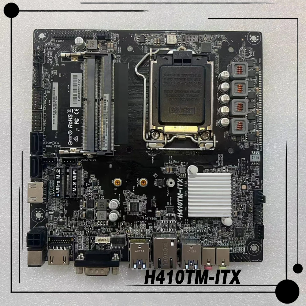 H410TM-ITX For ASROCK 510 Motherboard Industrial Control Ultra-Thin Mini Mainframe Motherboard