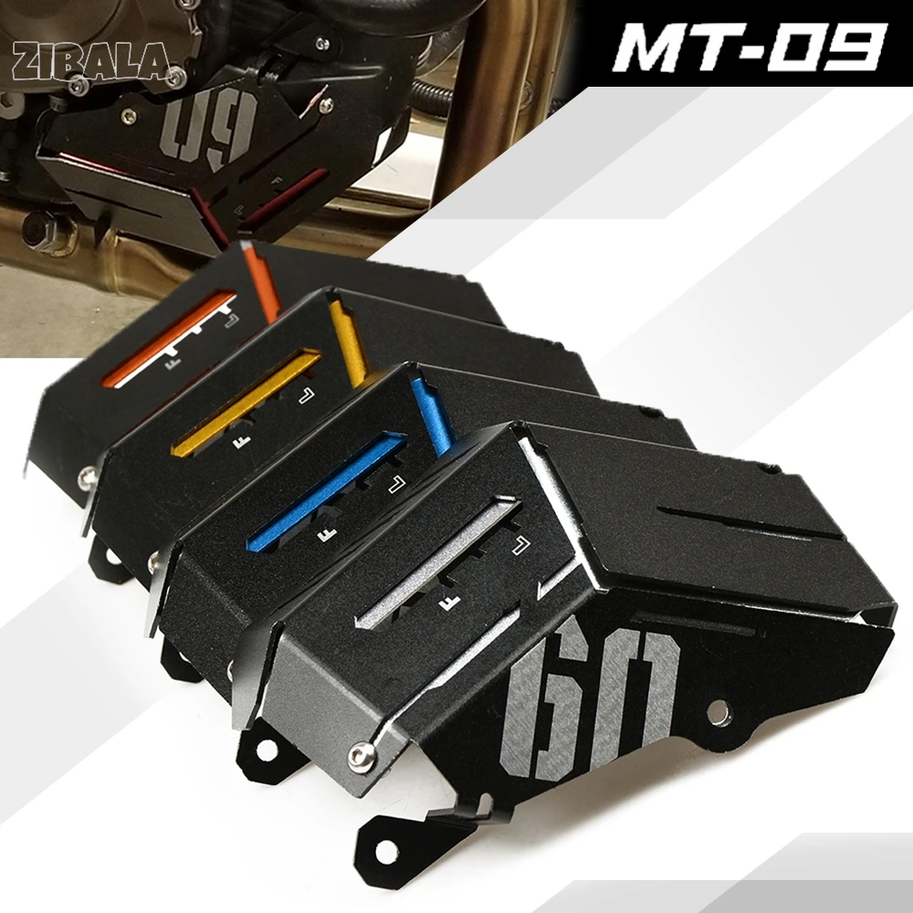 

For Yamaha MT09 SP XSR900 Tracer 9 GT 2025 Radiator Water Cooling Tank Reservoir Bezel Side Protector Cover Niken GT FJ09 FZ09