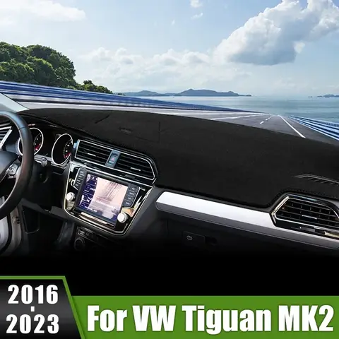 폭스바겐 VW 티구안 MK2 R 라인 2016 2017 2018 2019 2020 2021 2022 2023 대시보드 커버 햇빛 가리개 매트 차광 패드
