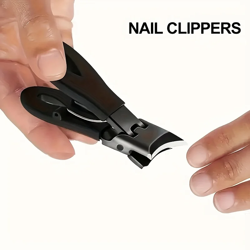 4PCS Set Heavy Duty Nail Clippers Angled Head Large Toenail Clippers Ingrown Toe Nail Clippers for Thick Toenails Seniors