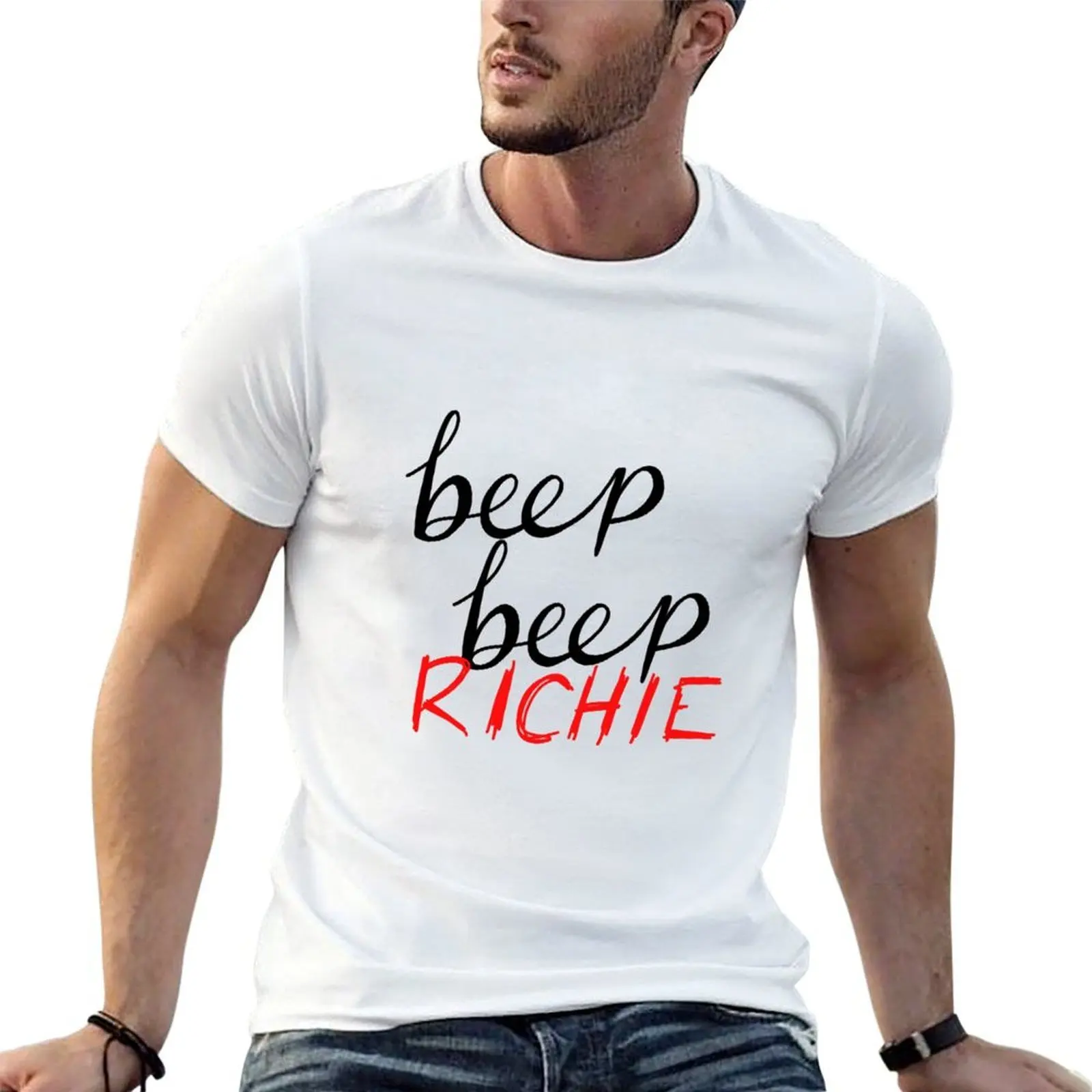 beep beep Richie T-Shirt Trendy Pattern T-Shirt for Men