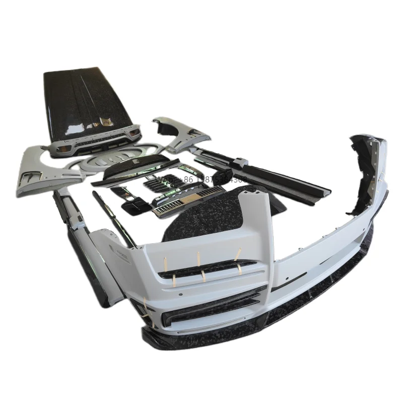 for Cullinan's New M-style Body Kit Forged Carbon Fiber Front Bumper Rear Bumper Side Skirts Mudguards Spoilers