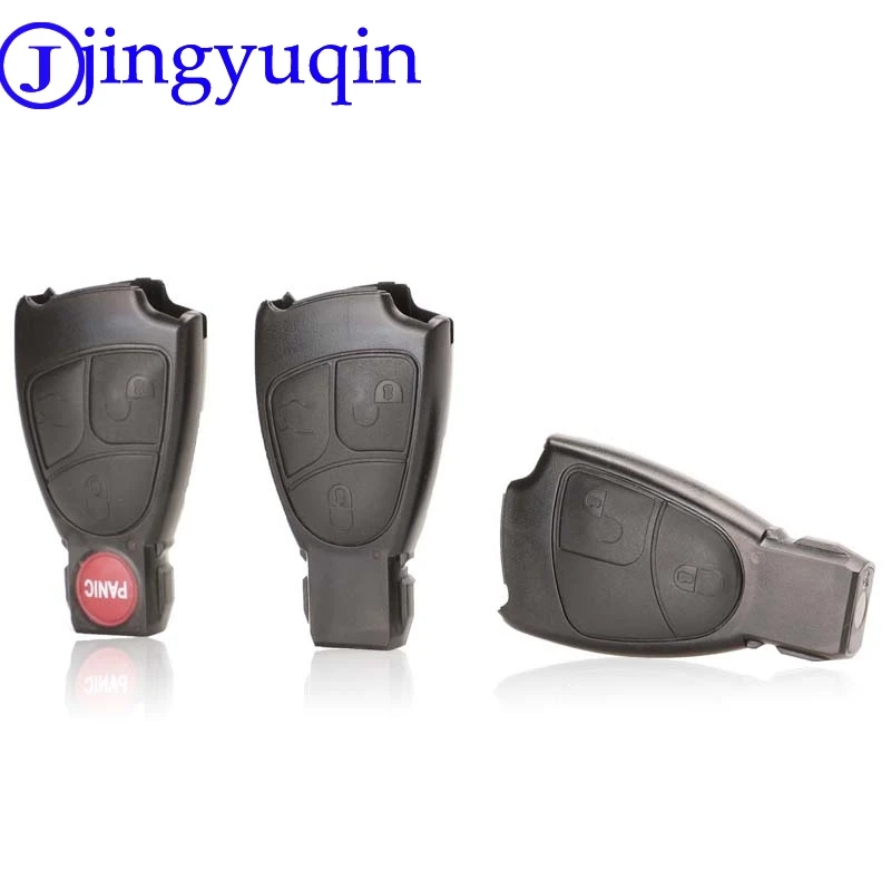 

jingyuqin 2/3/4 Buttons Remote Key Fob Case Cover Shell For Mercedes For Benz B C E ML S CLK CL 3B 3BT Smart Key