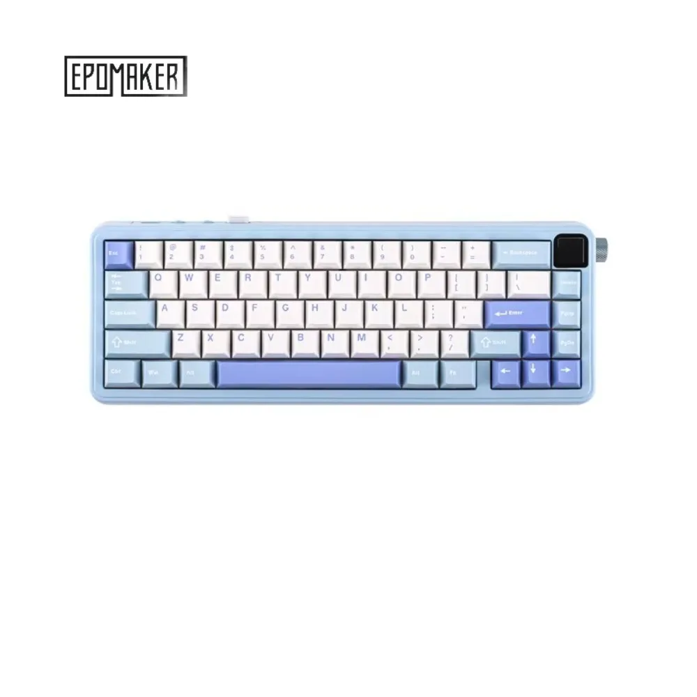 EPOMAKER HE65 Mechanische Tastatur, Tri-Mode, Bluetooth, kabellos, 65 % Layout, individuelle Gamer-Tastaturen mit geringer Latenz, Gaming-Zubehör
