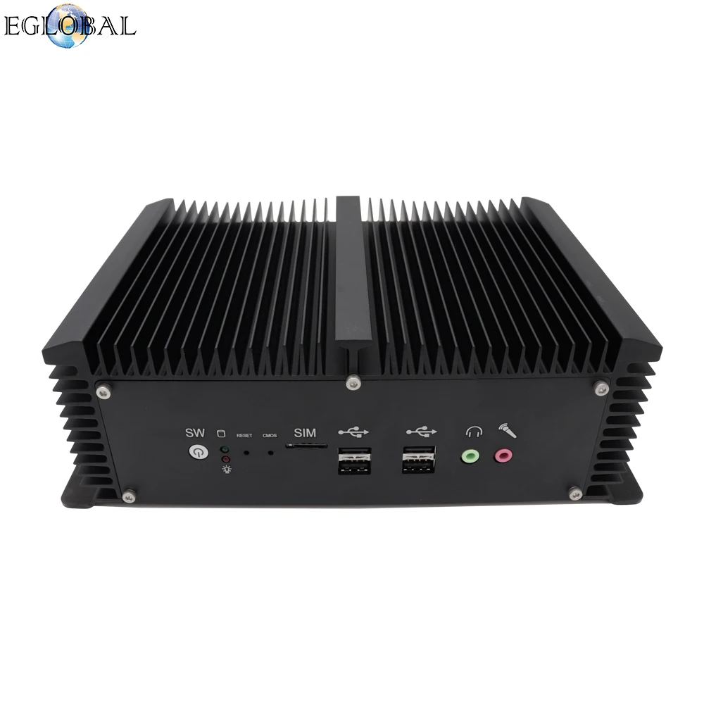 EGLOBAL-Mini PC Industrial Intel 8th Gen, i7-8550U/i5-8250U, 32 GB de RAM, 512G SSD, ordenador de escritorio, Dual LAN, Dual COM, Win10/Linux piezas