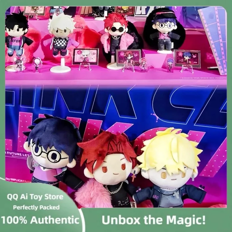 

Original Link Click Pink And Black Party Series Blind Box Cute Lucas Charles Cartoon Soft Stuffed Doll Decor Surprise Gift