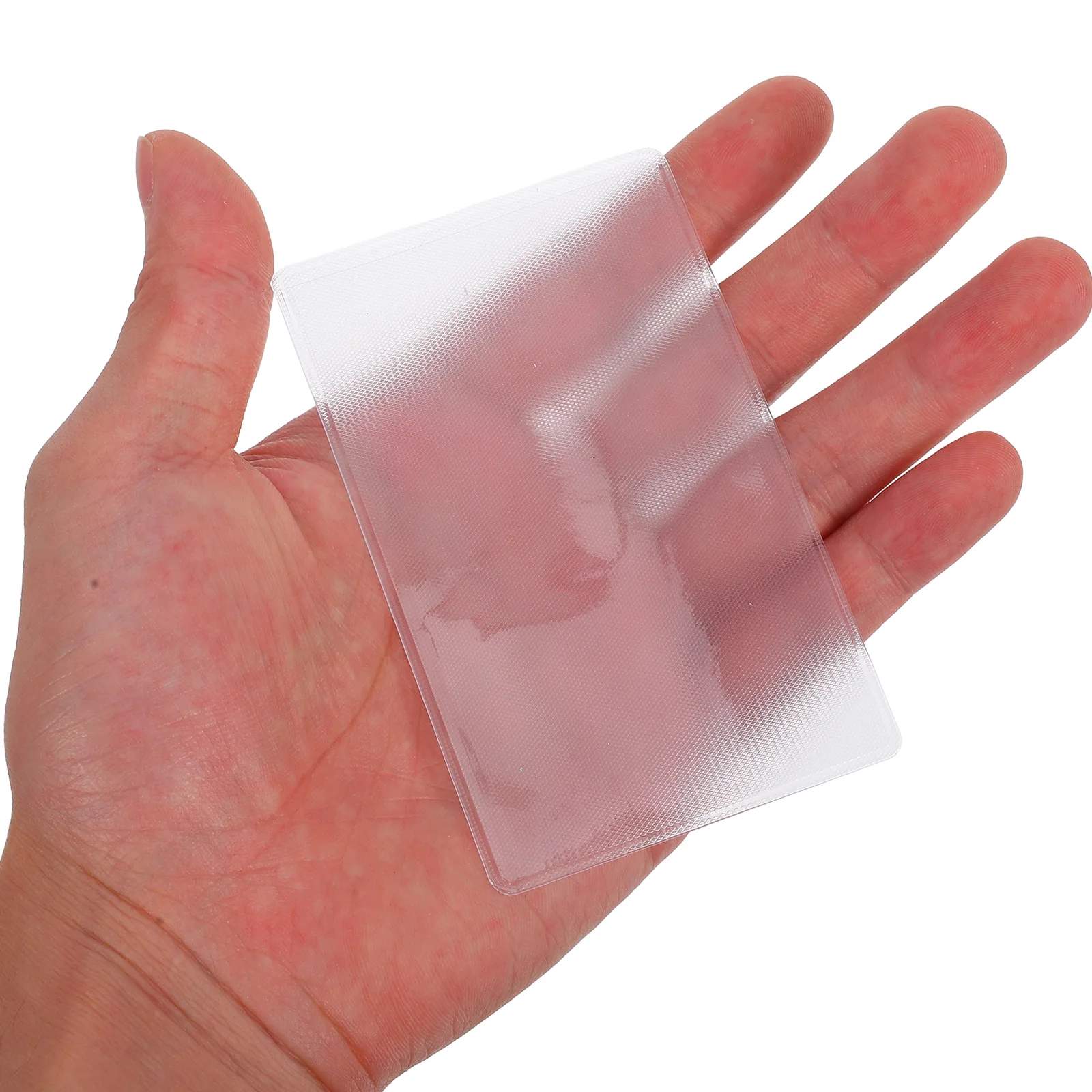 

5 Pcs Protective Case Business Card Plastic Sleeves Clear for Cards Protector Covers Debit Pvc