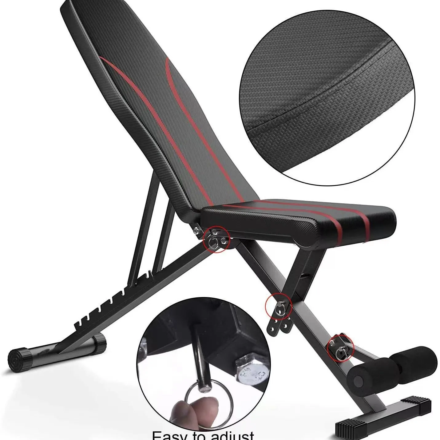 CX free installation dumbbell stool folding supine board, auxiliary device abdominal device home fitness