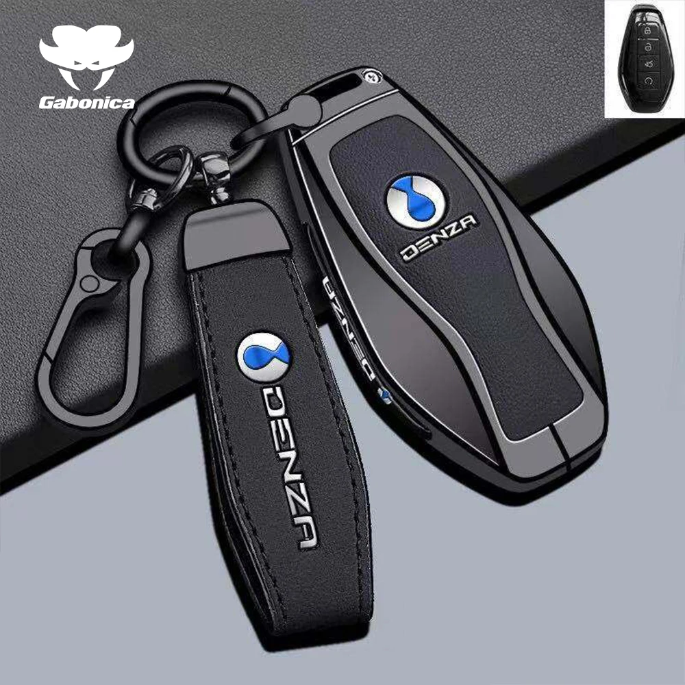 New Zinc Alloy Car Key Case for DENZA N9 D9 B5 B8 2025 2026 Keychain Smart Remote Protection Cover Shell Holder Fob Accessories