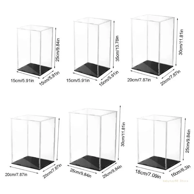 Y4UD Show voor Case Model Figurine Display Box voor Animation Figure Collectors voor