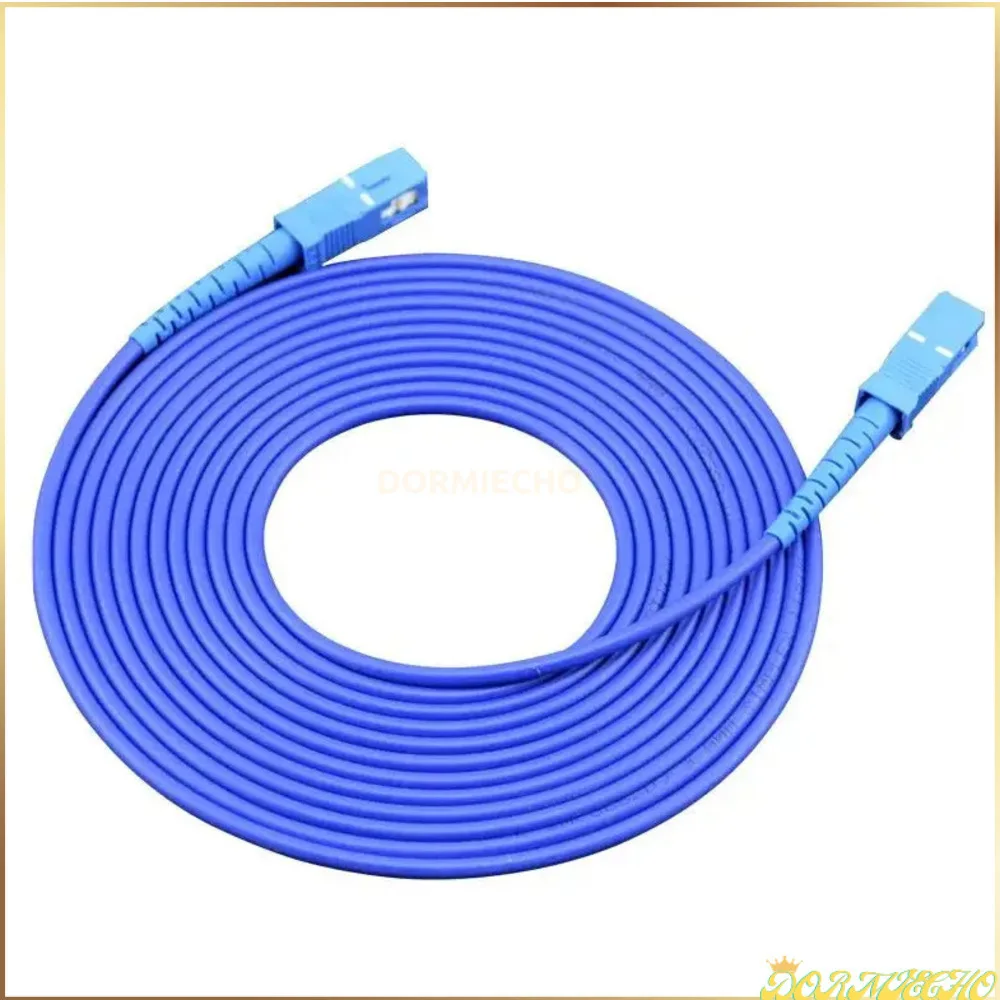 5PCS  SC/UPC-SC/UPC Armoured SM Fiber Optic Patch Cord Jumper 3.0mm Fiber Optical FTTH Single Mode