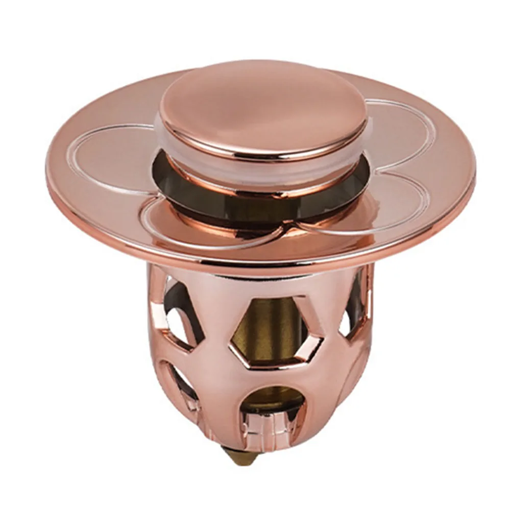 Op-up Drain Filter Design Drain Spring Core Spring Core Basin Copper Core Push-Type Spring Core Washbasin Drain