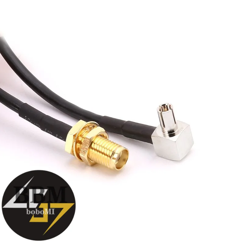 RG174 long 20cm SMA bus to TS9 male cable