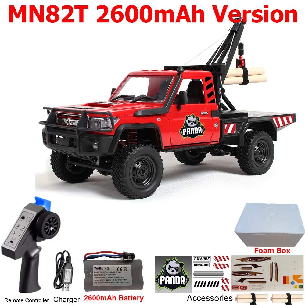MN82 / MN82PRO / MN82T 1/12 RCカー 4WD フルスケール 2.4G ラジコン