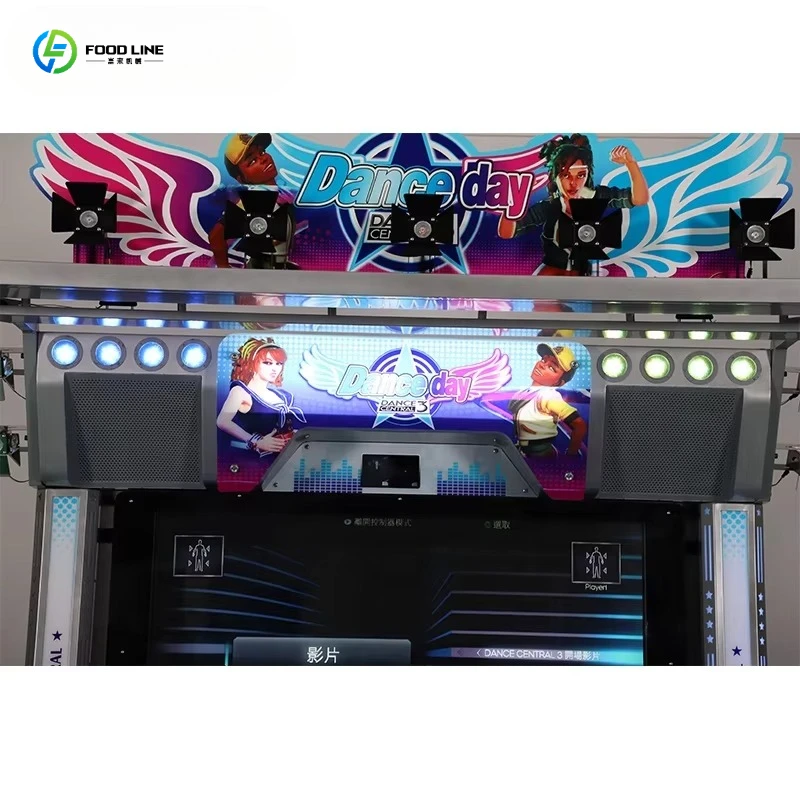 FL Arcade Dancing Game Machine Coin Operated Music Beat Competition LED High Lights for Amusement Center