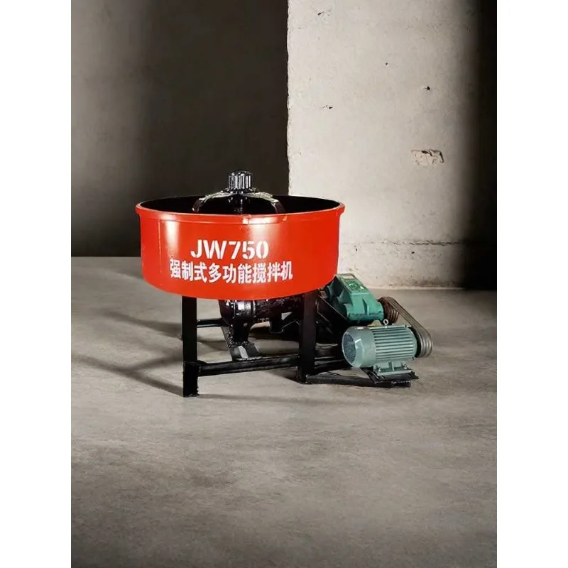 Diesel mortar vertical flat mixer commonly used on construction sites