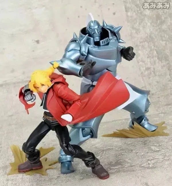 

Anime Fullmetal Alchemist Edward Elric Alphonse REVOLTECH YAMAGUCHI Articulated Action Figure Model Toys