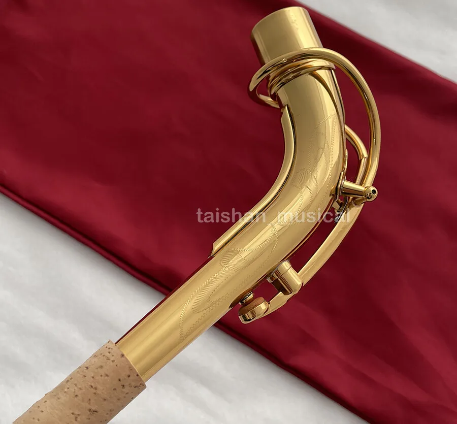 SBA نوع ألتو ساكسفون الرقبة الذهب ورنيش SAX الرقبة 24.50 مع محفورة