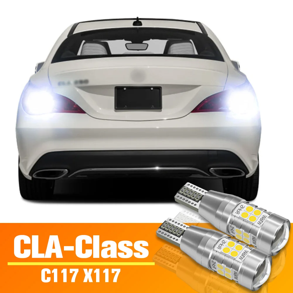 

2 шт. светодиодный фонарь заднего хода для Mercedes Benz CLA Class C117 X117, аксессуары, лампа 2012-2019 2014 2015 2016 2017 2018, резервная резервная лампа