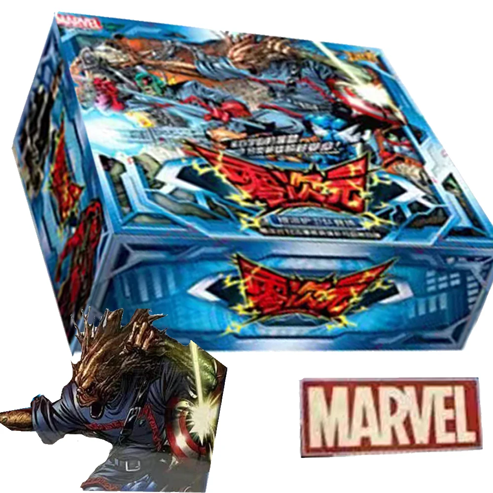 Original Kayou Marvel Card For Children X-Men Black Widow American Classic Superhero Limited Game Collection Card Table Gifts