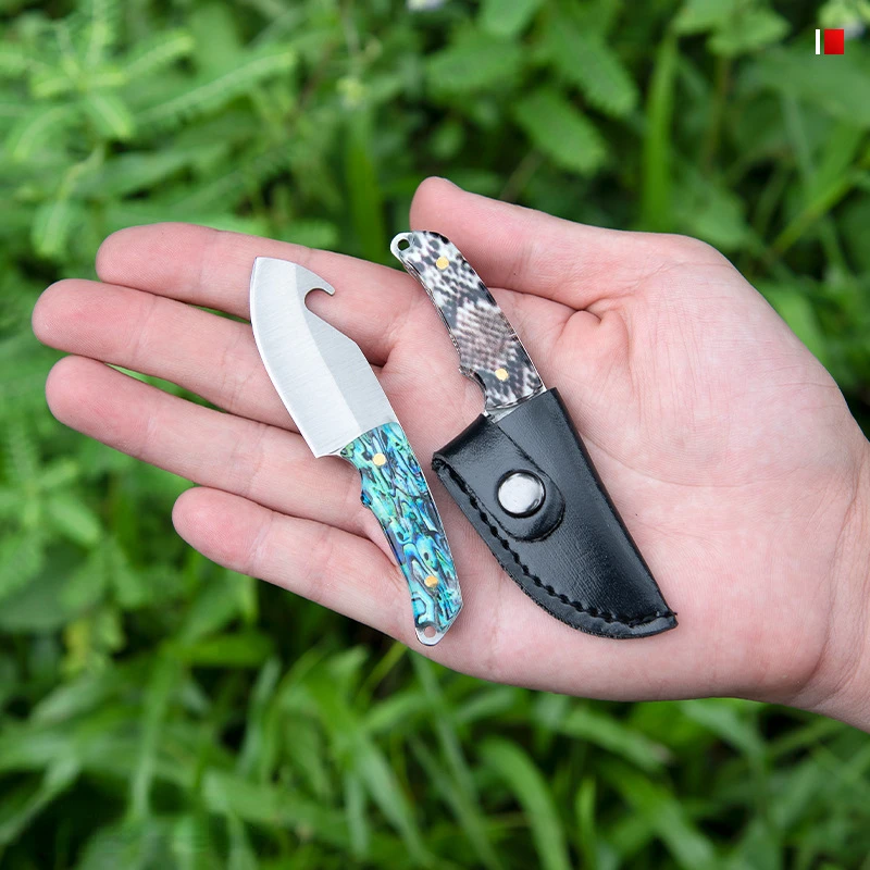 Outdoor Portable Mini Knife Bottle Opener Demolition Express Knife Collection Knife Keychain Camping Portable Tool Gift