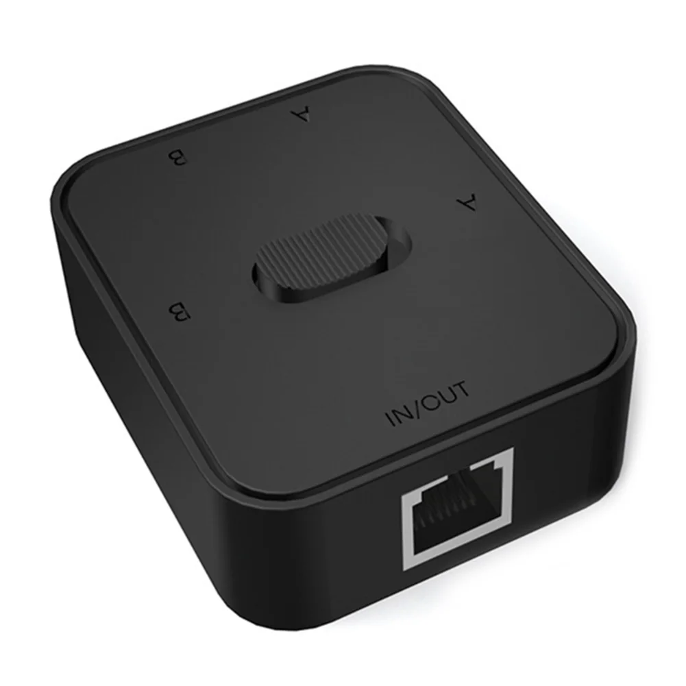 

2 Port RJ45 Network Switcher Splitter Network Switch Selector 1000Mbps Network Switches Gigabit Network Distributor