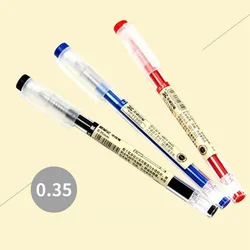 0.35mm Ultra Fine Gel Pens Style Black/Red/Blue Ink Ballpoint Pen for School&Office Writing Exam Stationery Supplies